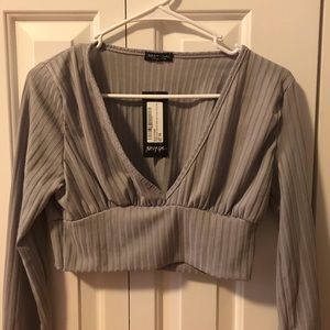 V-neck Crop Top by Nasty Gal Inc.